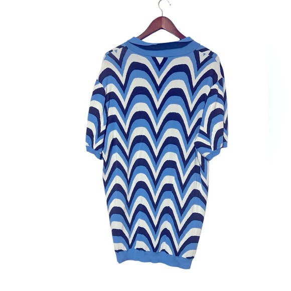 Paisley &‎ Gray Eagle Wave Polo Shirt Men’s Size XXLBlue White - Picture 2 of 6